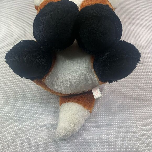 Fox Slick Beanie Boo Orange Fox Glitter Eyes Jumbo - Picture 2 of 10